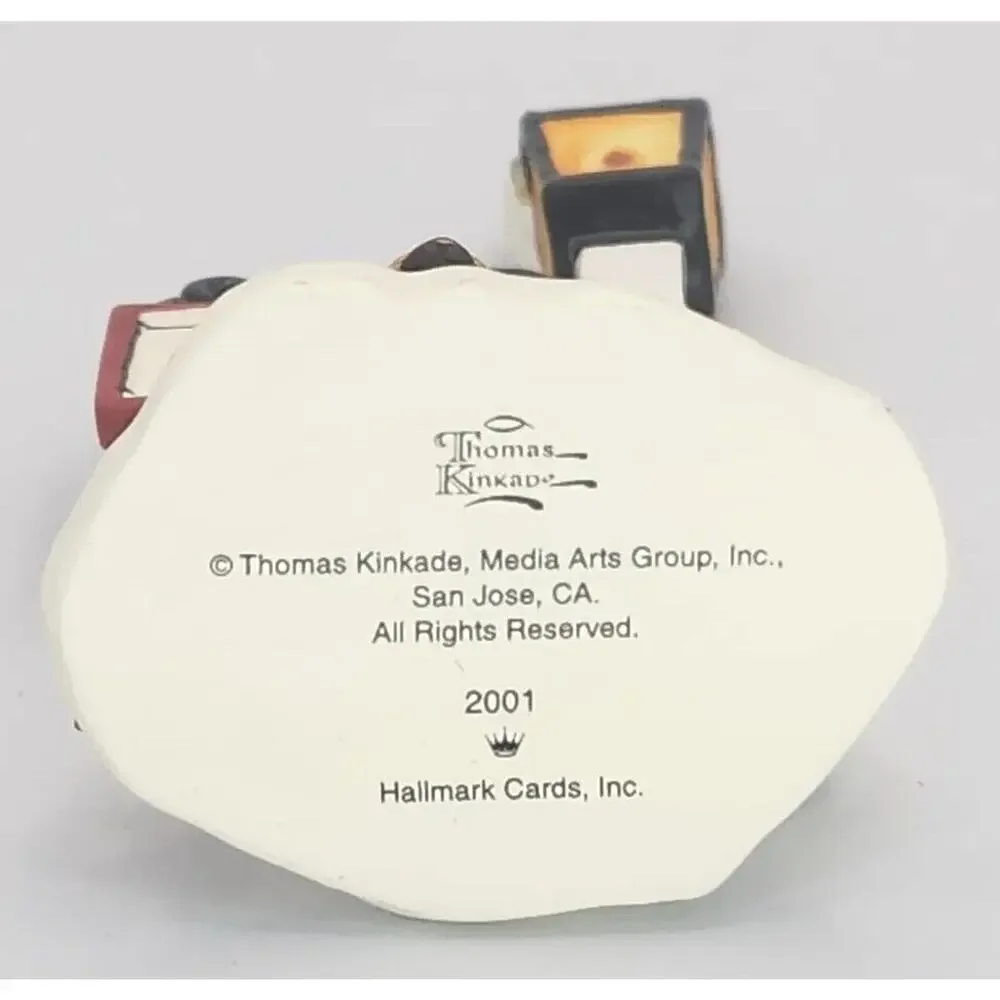2001 Hallmark Victorian Christmas Memories Thomas Kinkade‎ 3 Ornaments Box U236